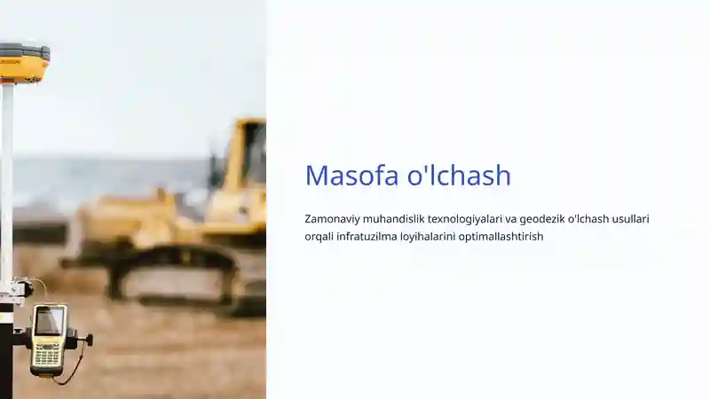 Masofa o'lchash