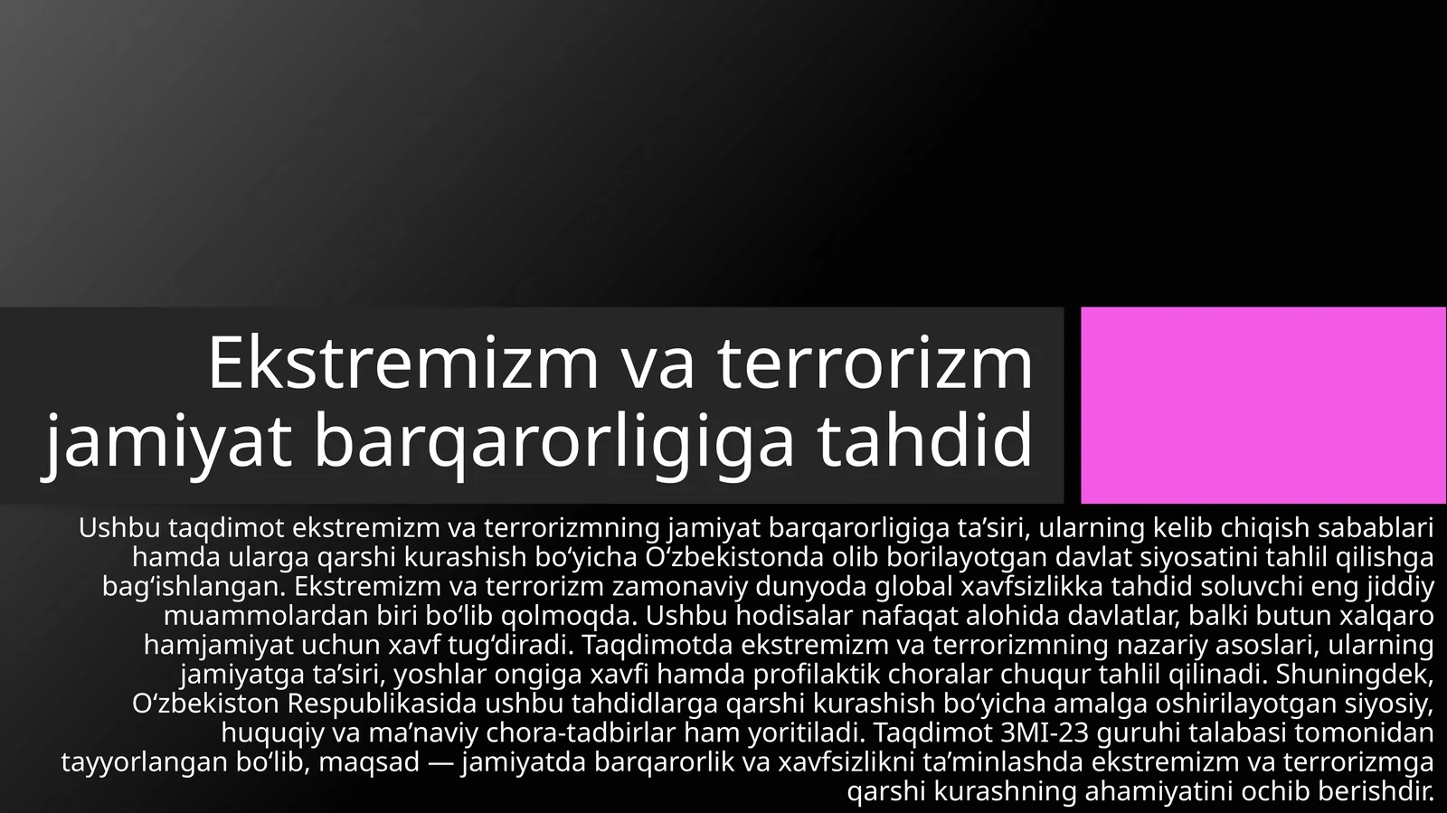Product slide 1
