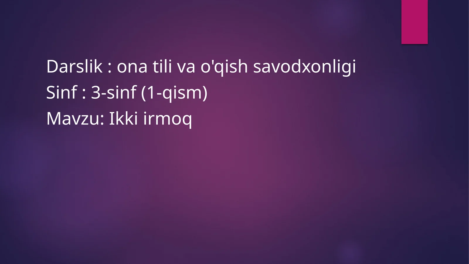 Product slide 1