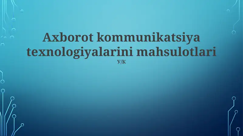 Product slide 1