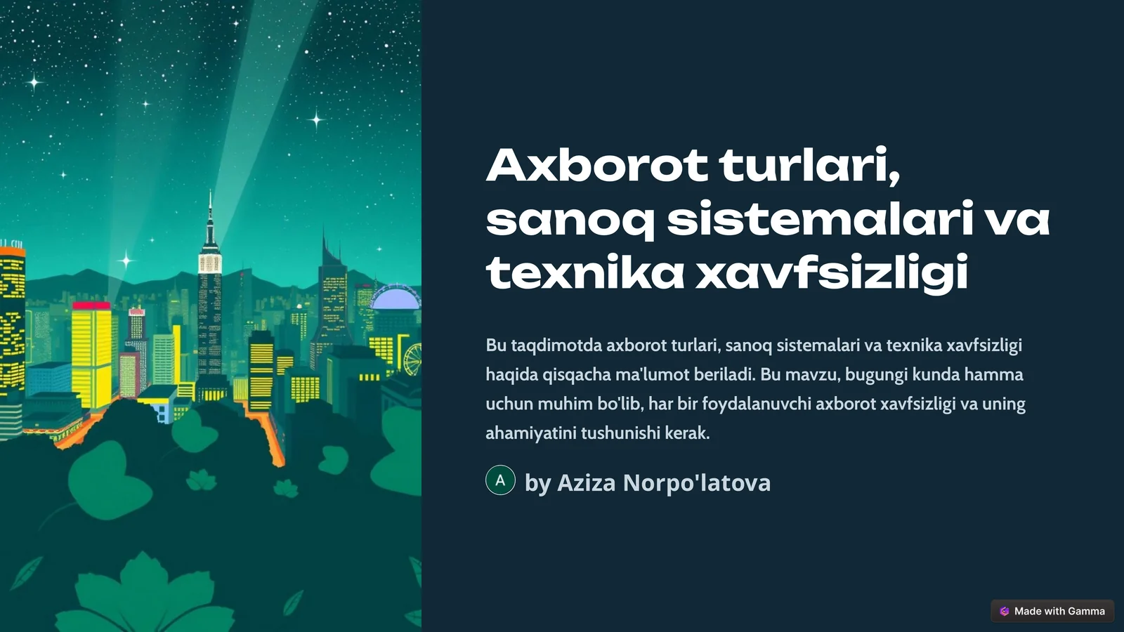 Product slide 1