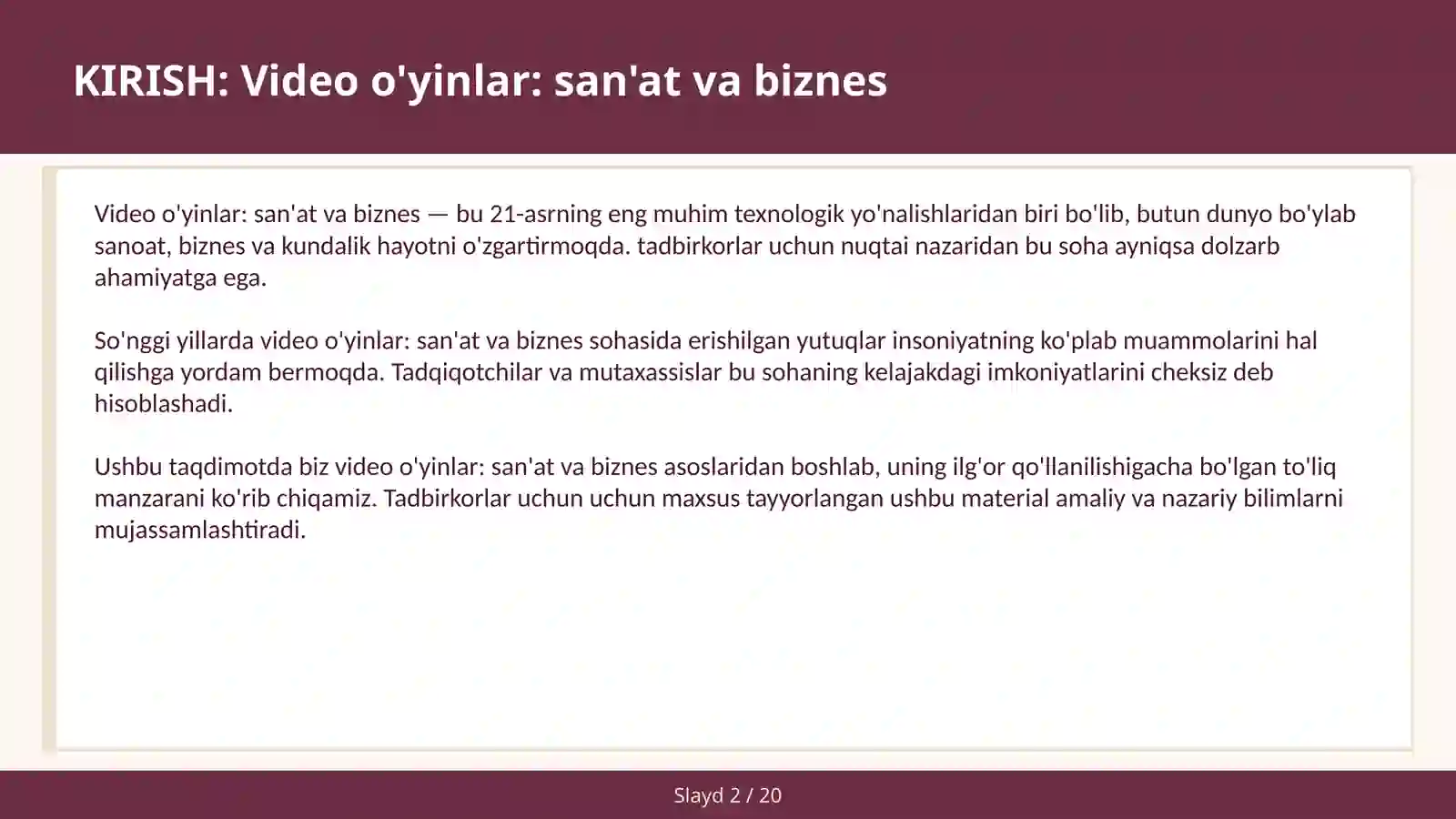 Product slide 2