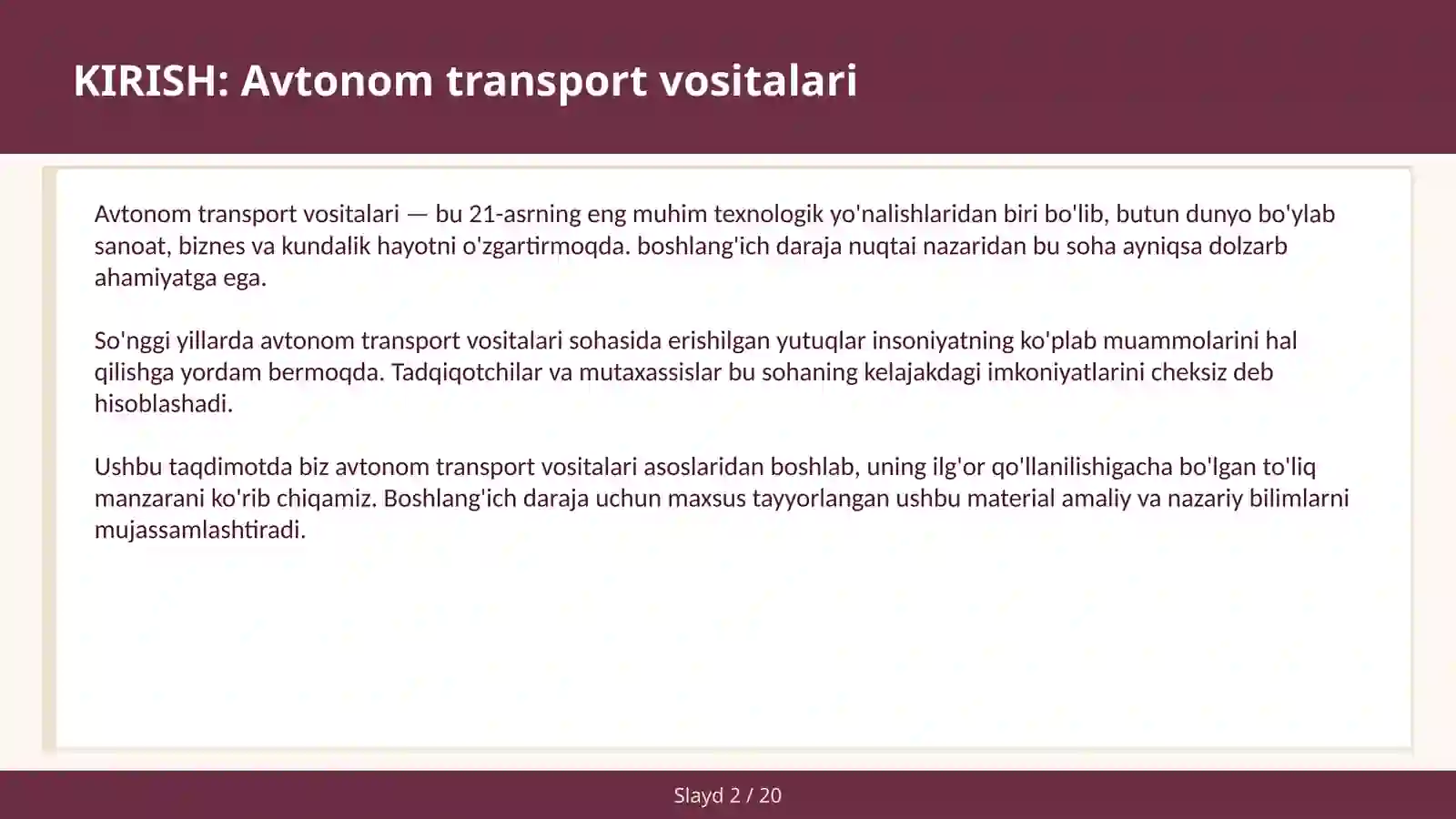Product slide 2