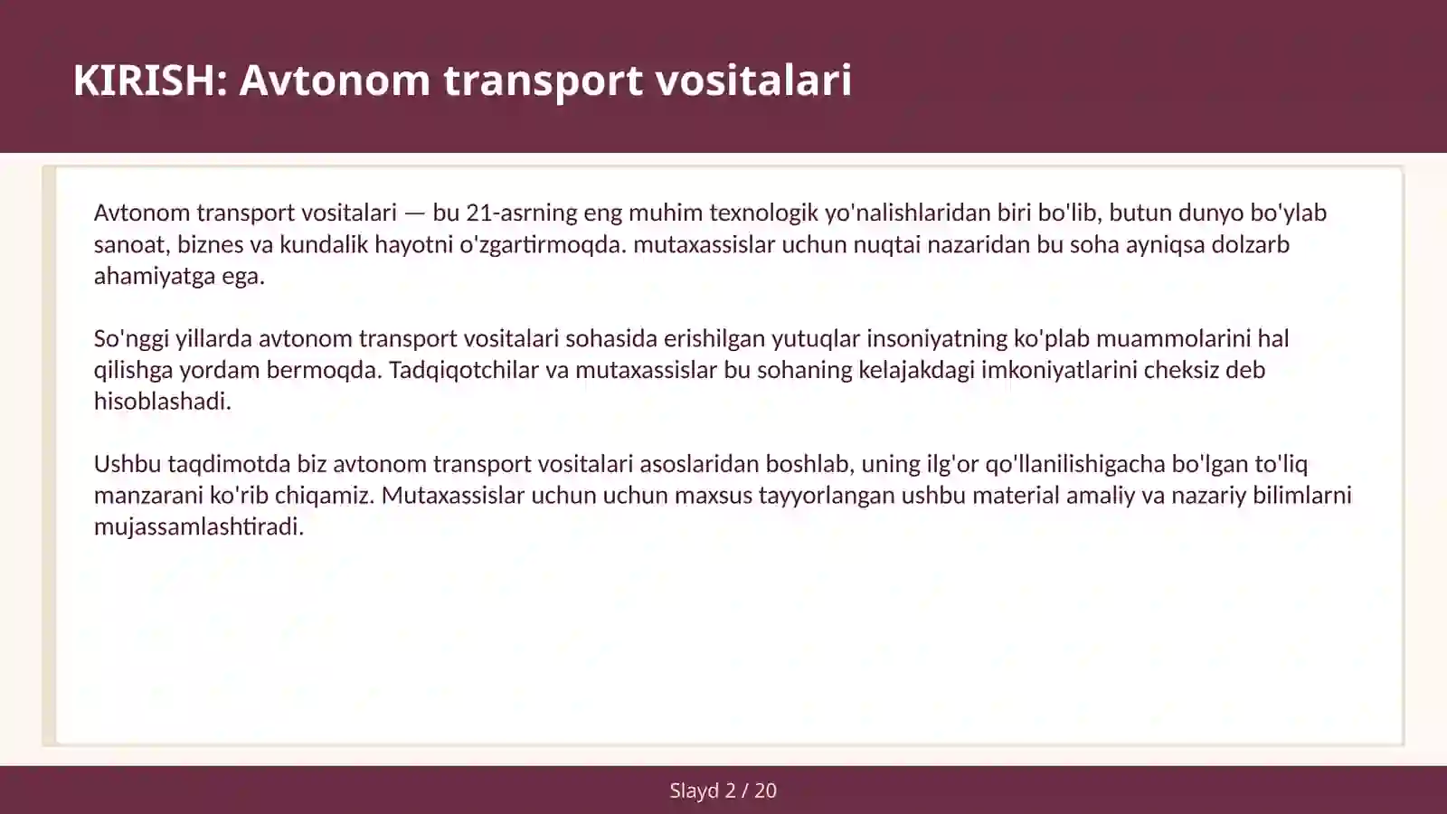Product slide 2