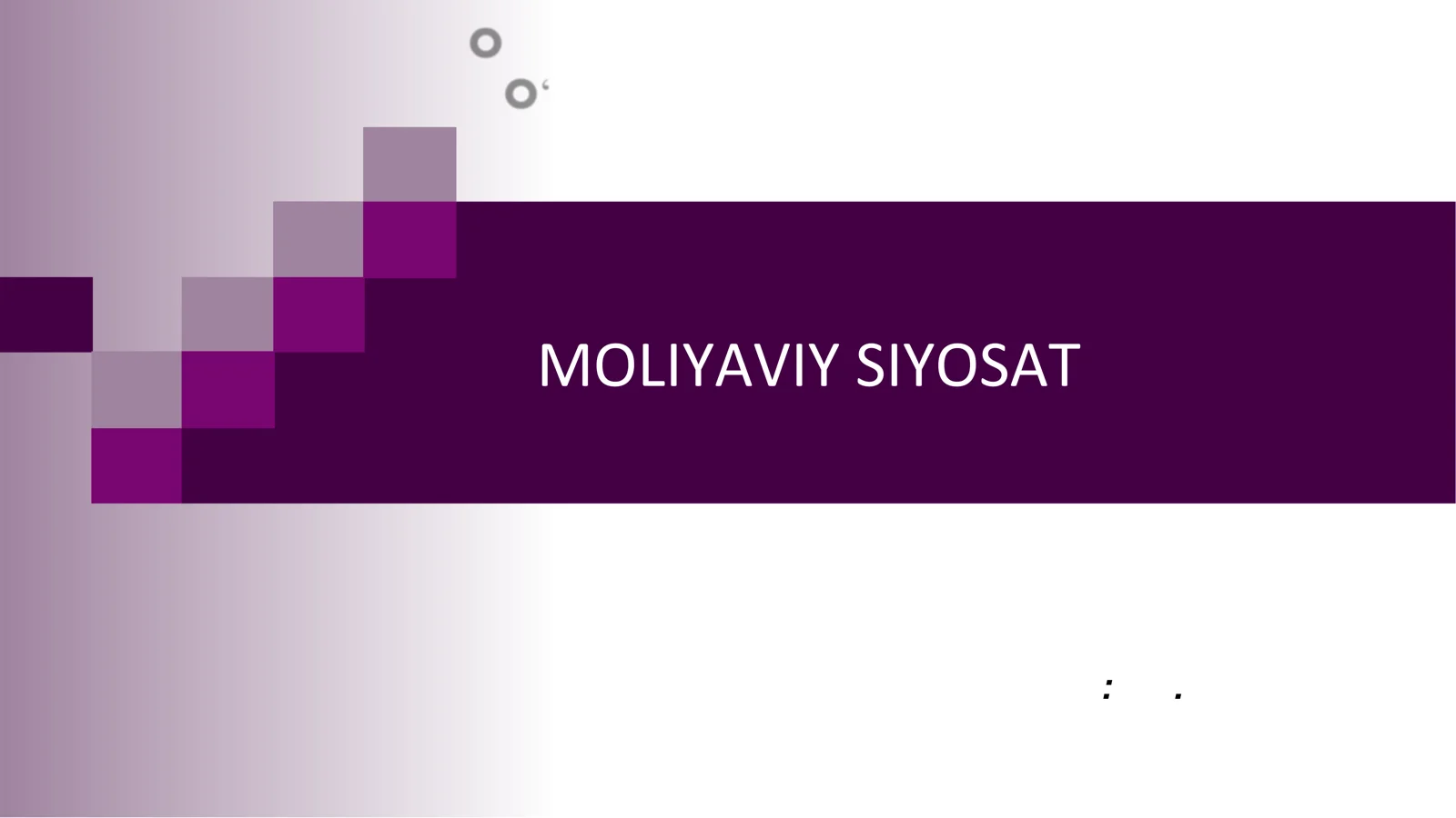 MOLIYAVIY SIYOSAT
