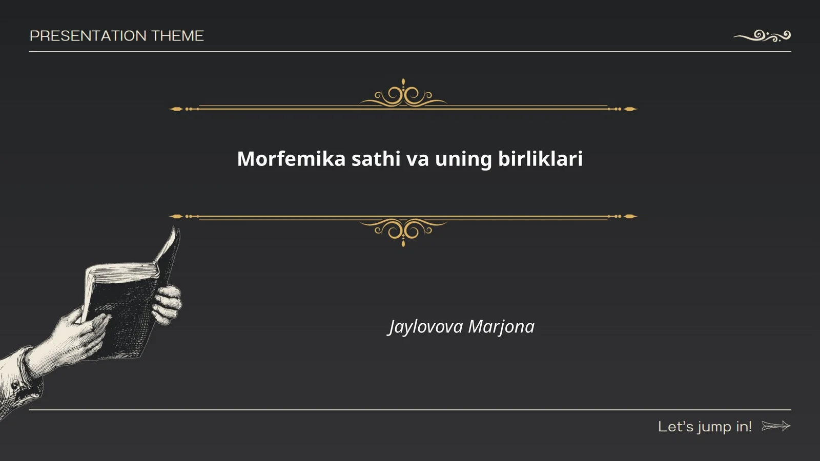 Morfemika sathi va uning birliklari