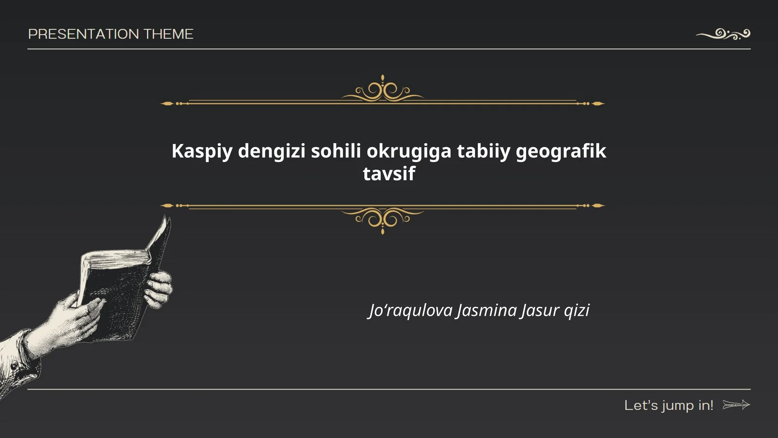 Kaspiy dengizi sohili okrugiga tabiiy geografik tavsif