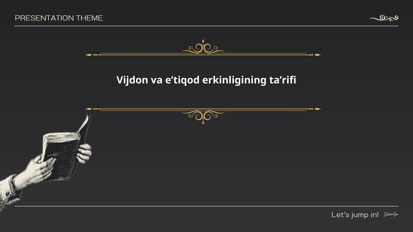 Vijdon va eʼtiqod erkinligining taʼrifi