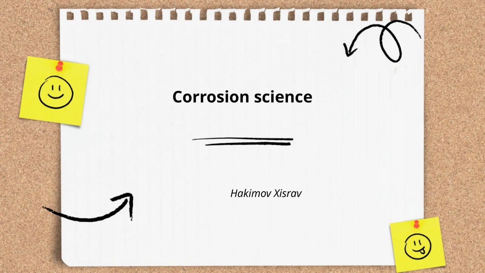 Corrosion science