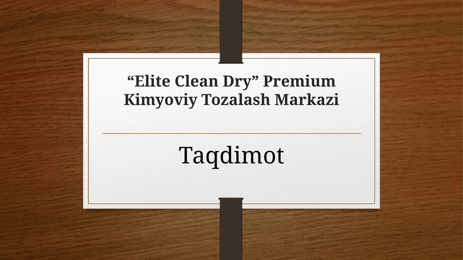Elite Clean Dry