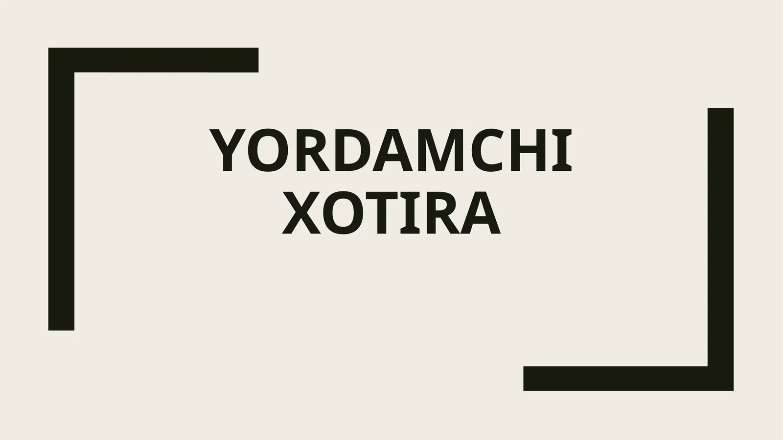 Yordamchixotira