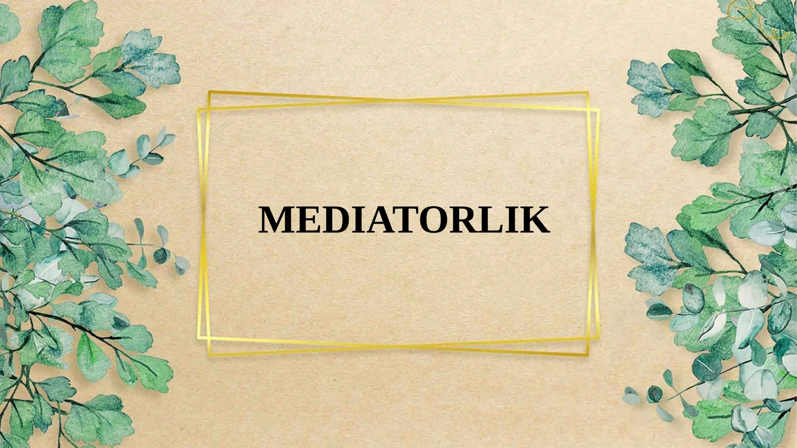 MEDIATORLIK