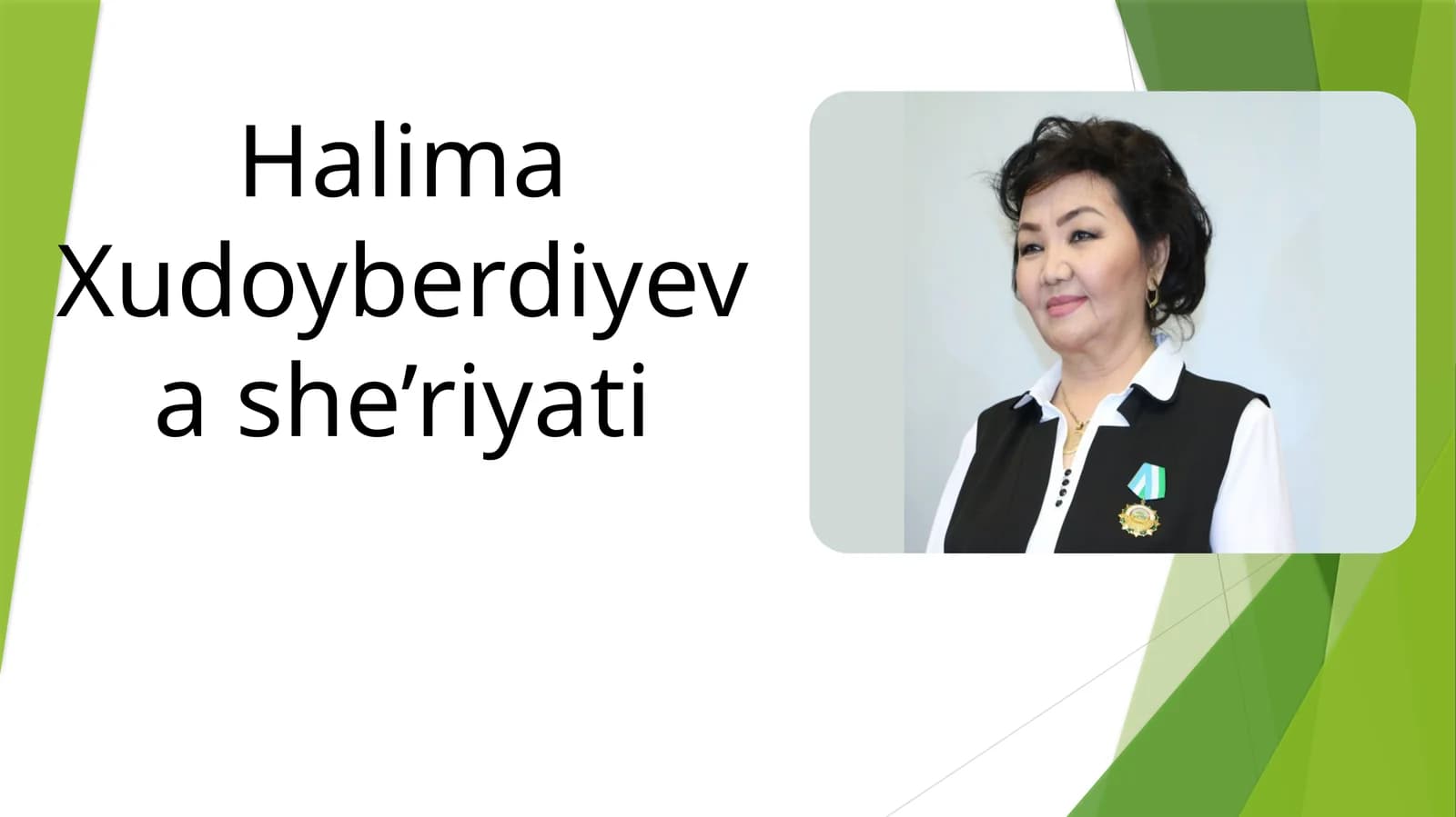 Halima Xudoyberdiyeva she’riyati