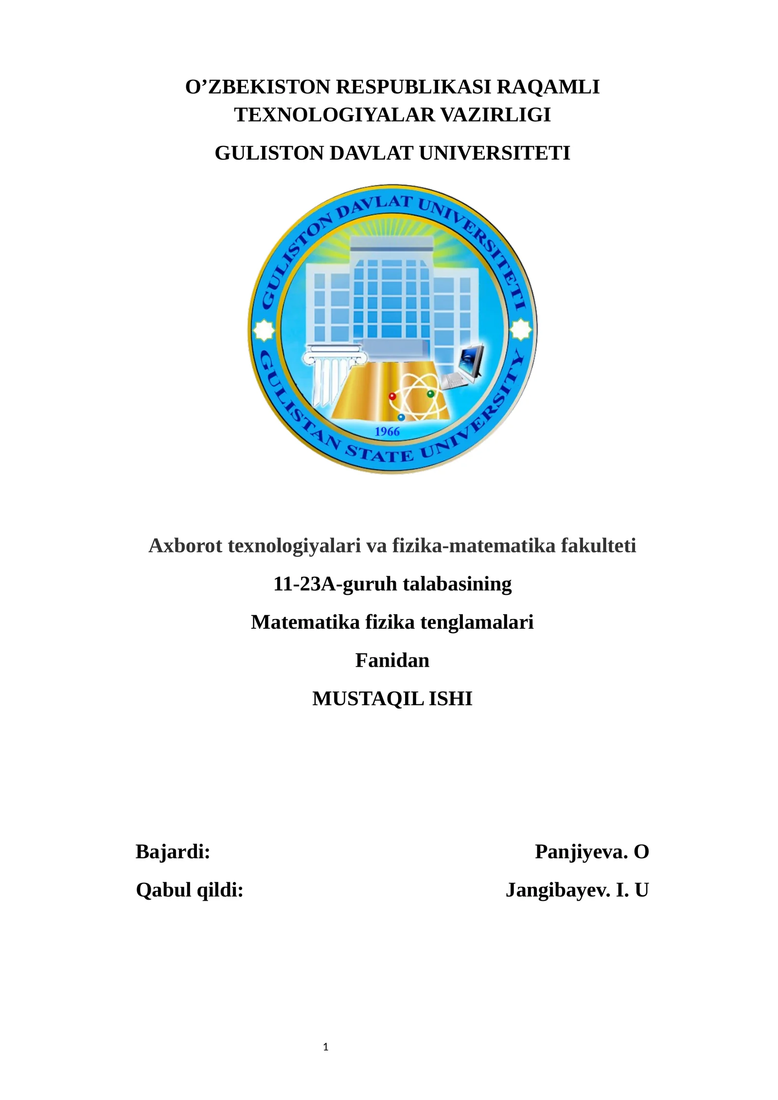 mat fiz tenglamalari