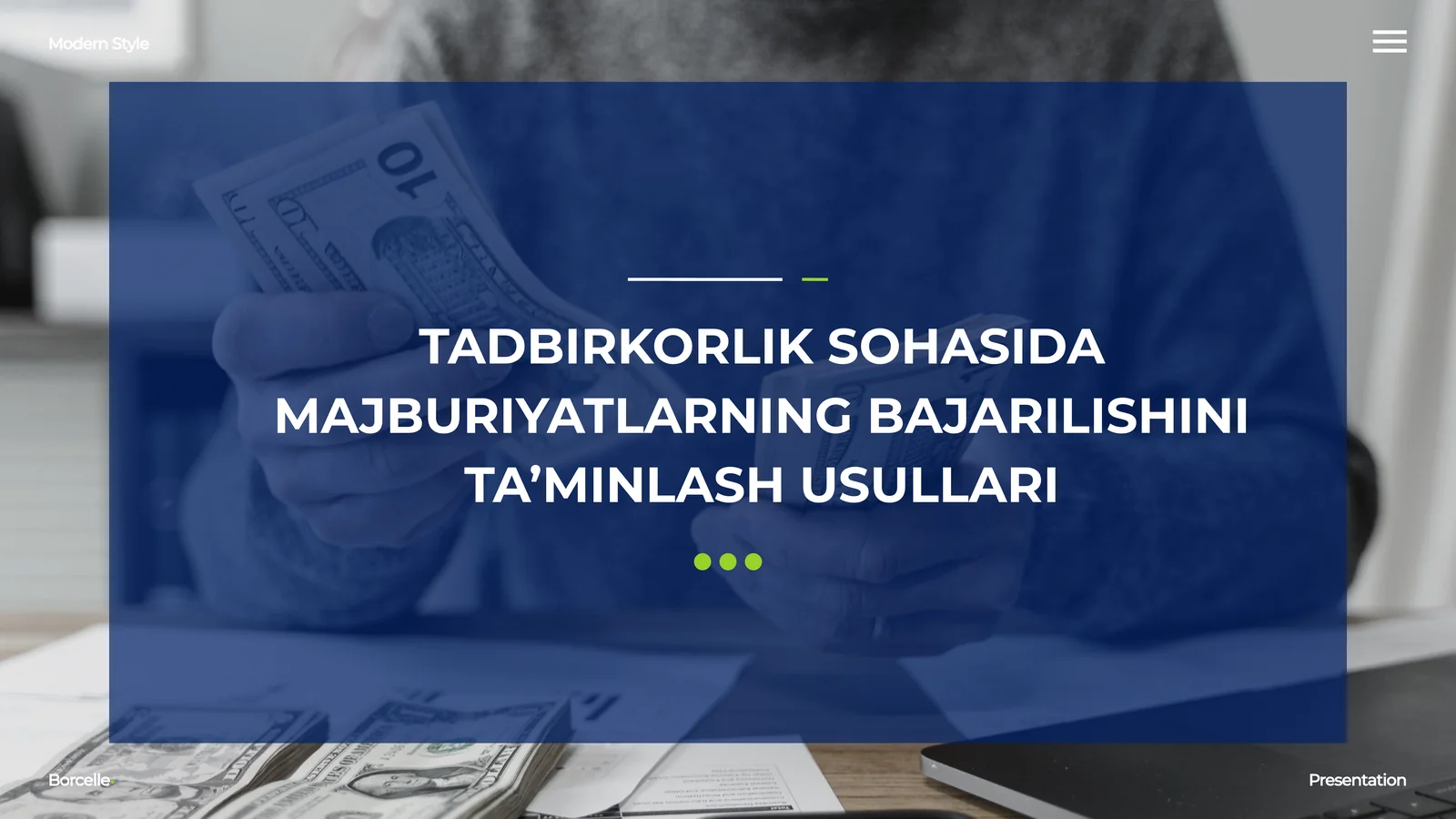 TADBIRKORLIK SOHASIDA MAJBURIYATLARNING BAJARILISHINI TA’MINLASH USULLARI