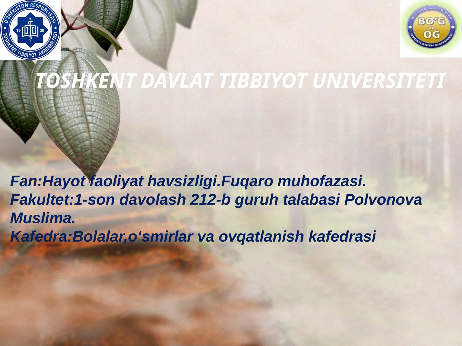 Shaxsiy himoya vositalari