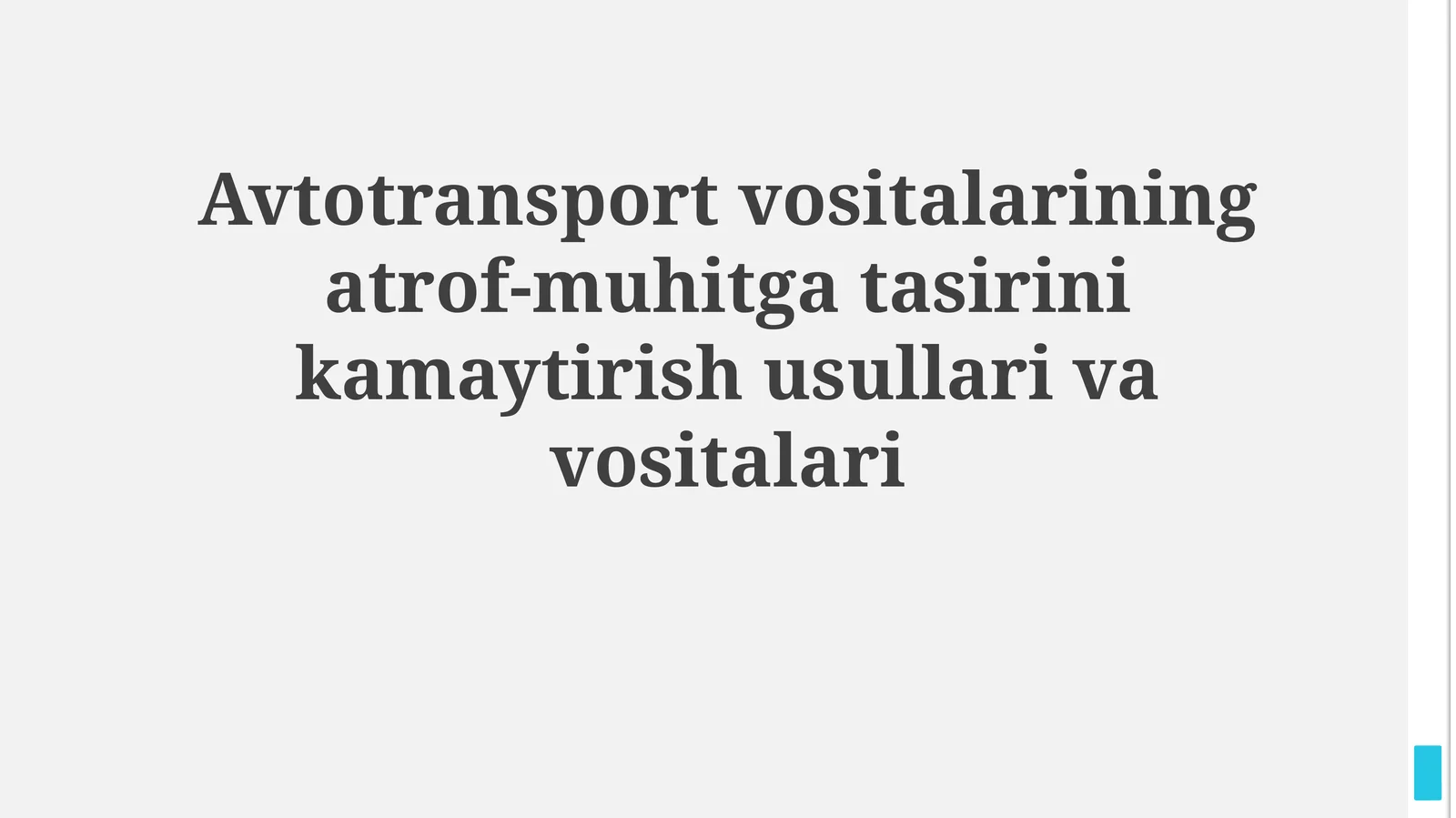 Davlat siyosati va qonunchilik chora-tadbirlari