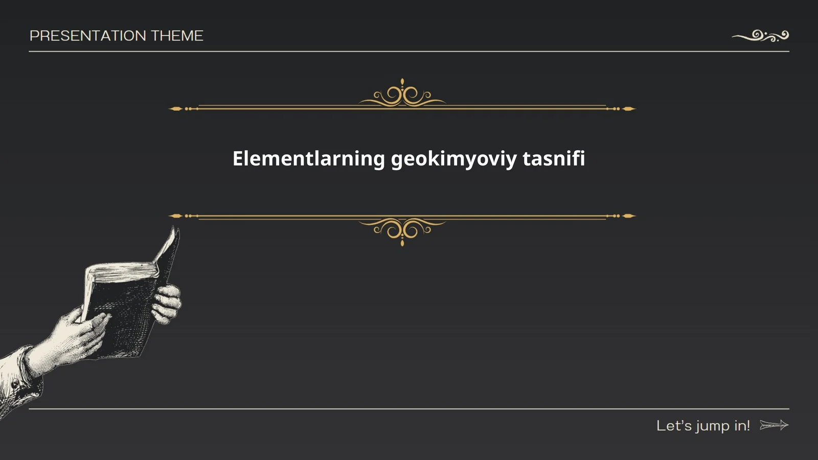 Elementlarning geokimyoviy tasnifi