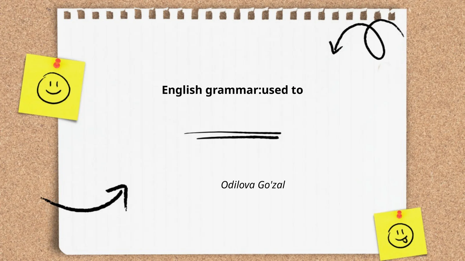 English grammar:used to