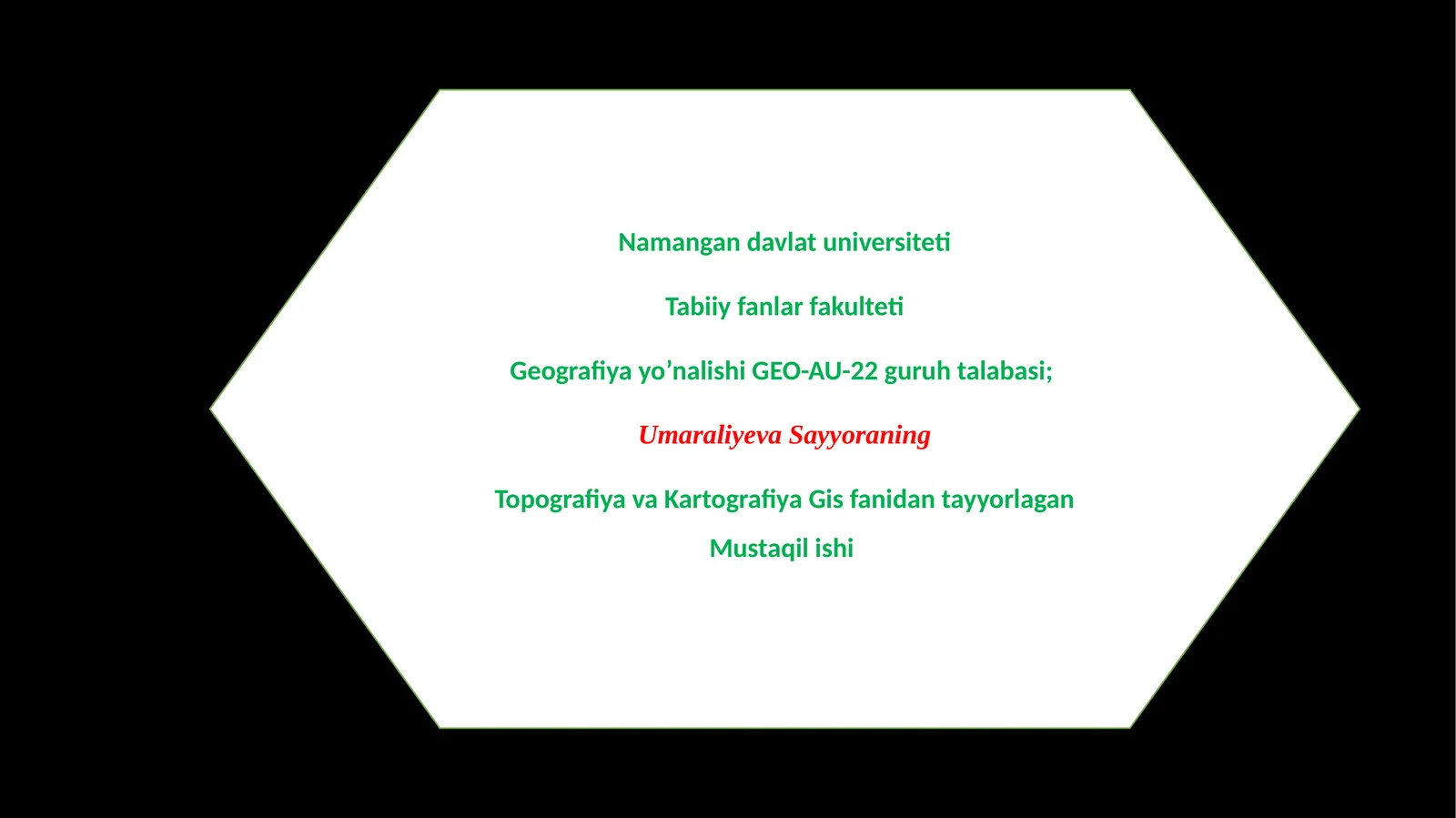 Geodezik tayanch tarmoqlar va burchako'lchash usullarini o'rganish