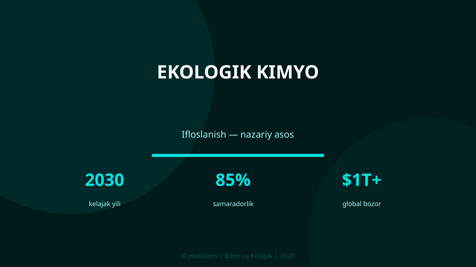 Ekologik Kimyo