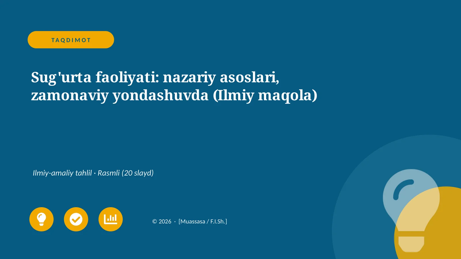 Sug'urta faoliyati: nazariy asoslari, zamonaviy yondashuvda (Ilmiy maqola)