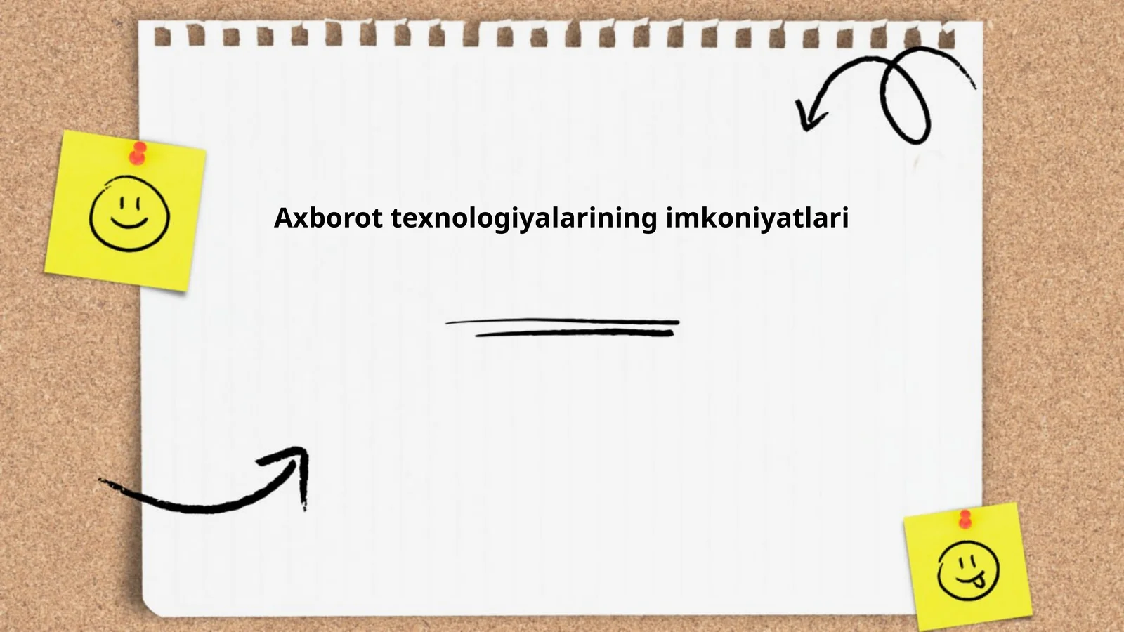 Axborot texnologiyalarining imkoniyatlari