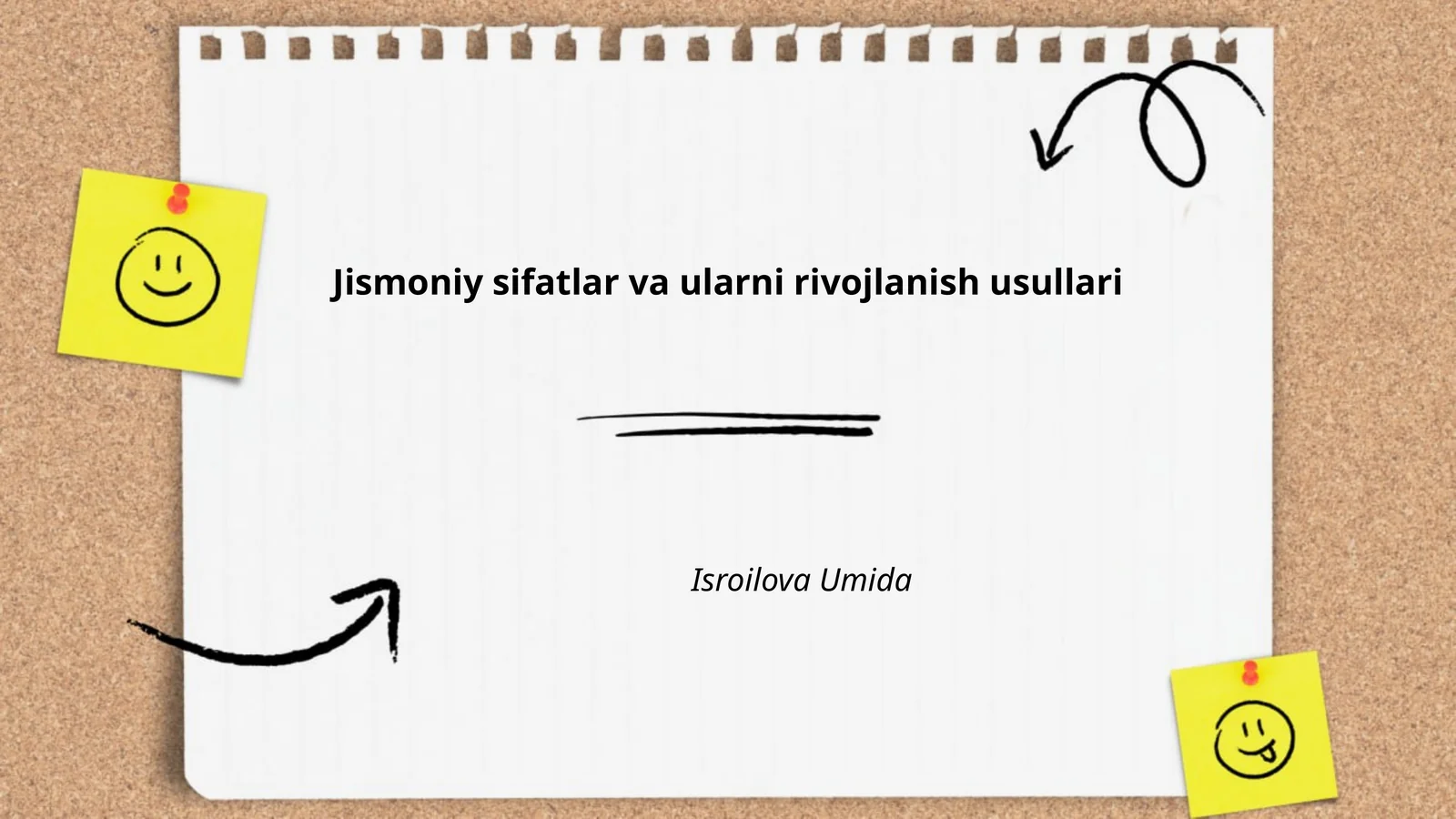 Jismoniy sifatlar va ularni rivojlanish usullari
