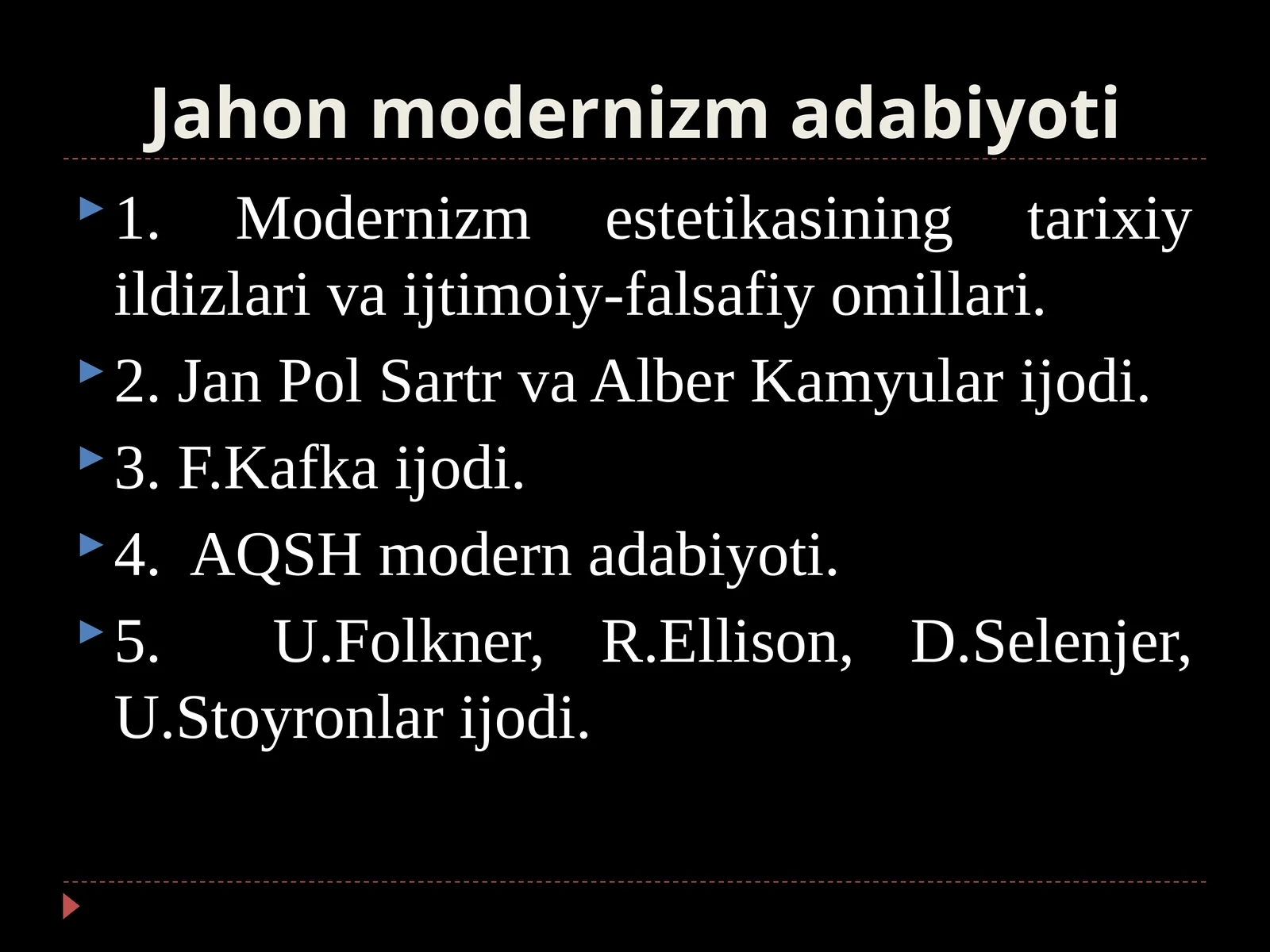 Jahonmodernizmadabiyoti