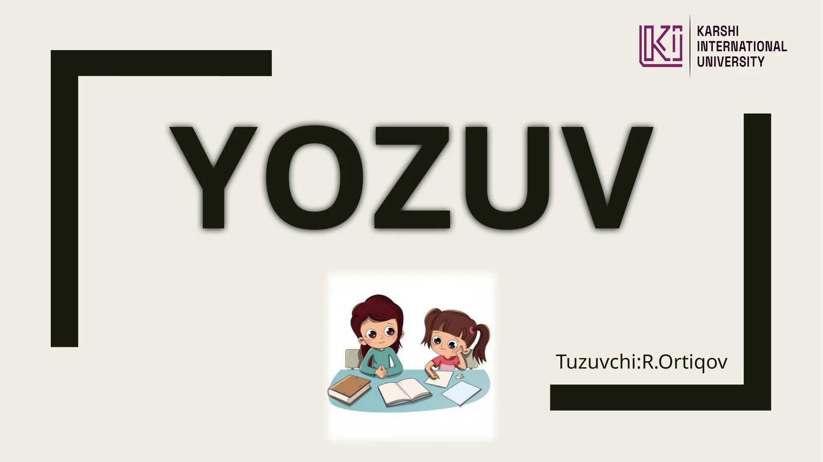 Yozuvnima?