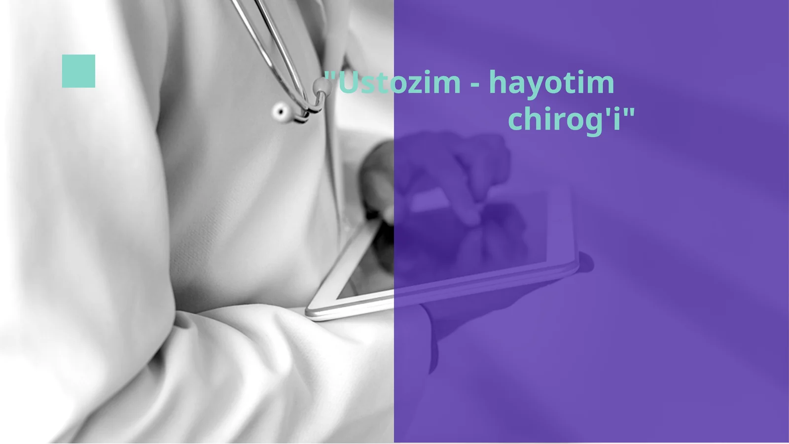 Ustozim - hayotim chirog'i