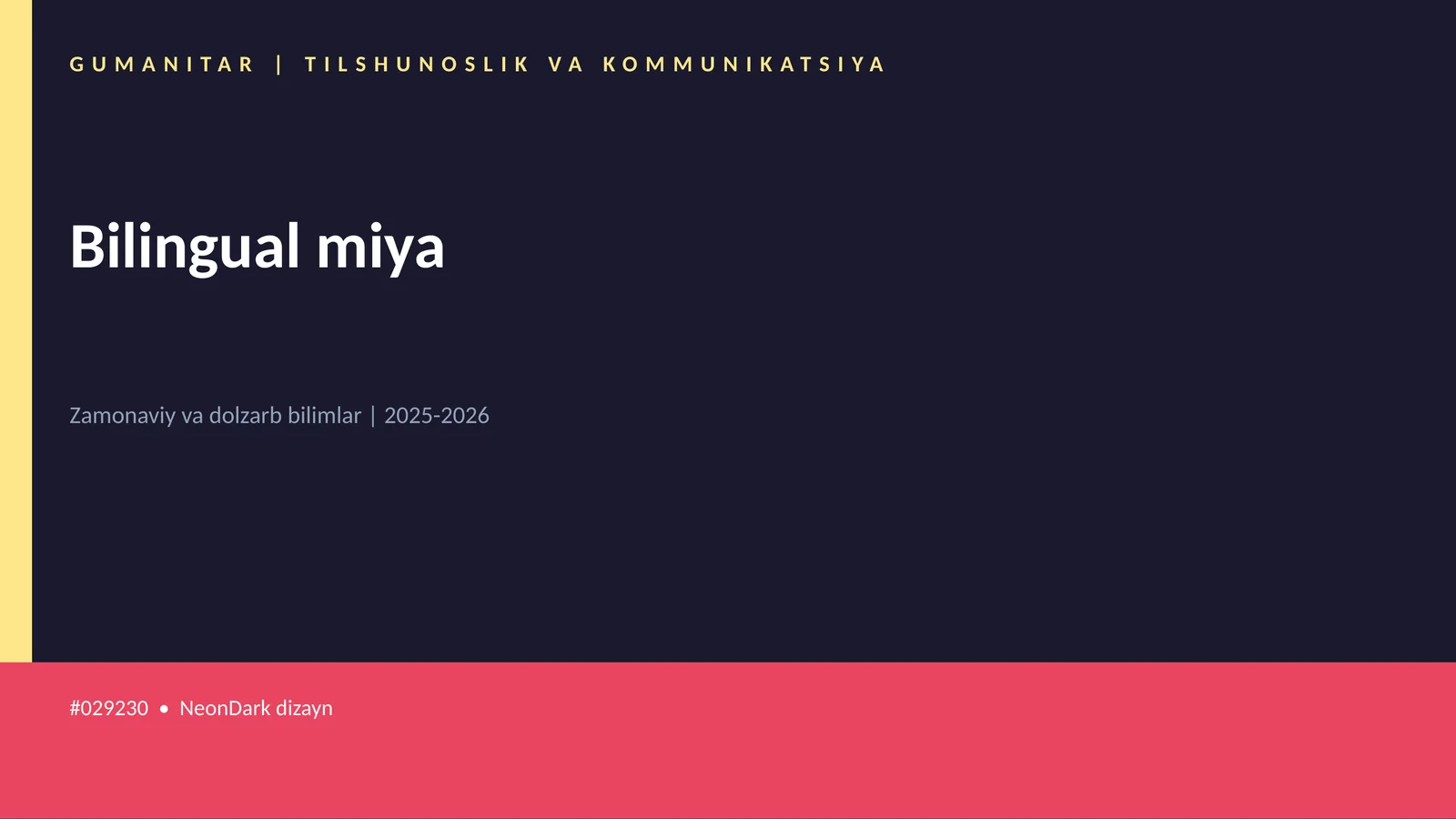 Bilingual miya