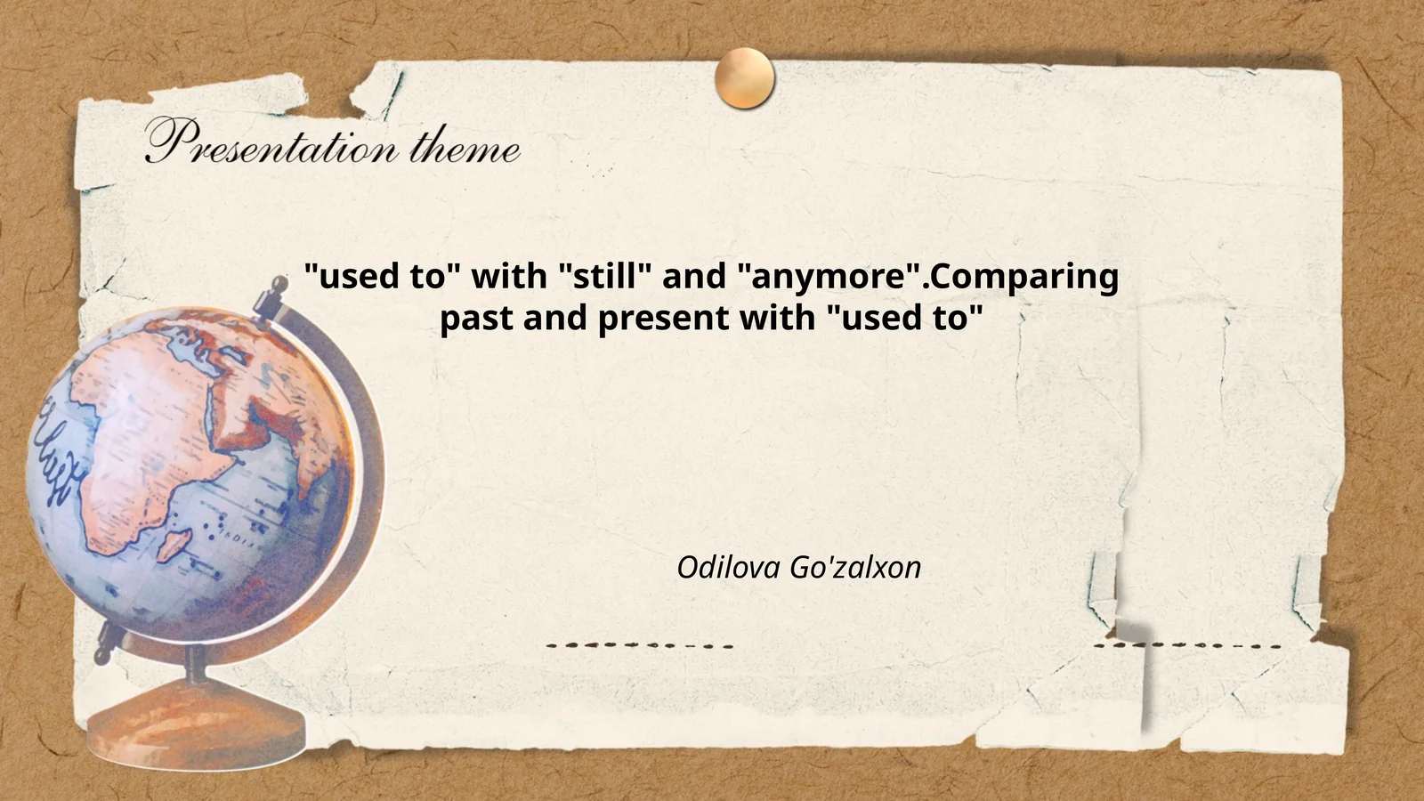 "used to" with "still" and "anymore".Comparing past and present with "used to"
