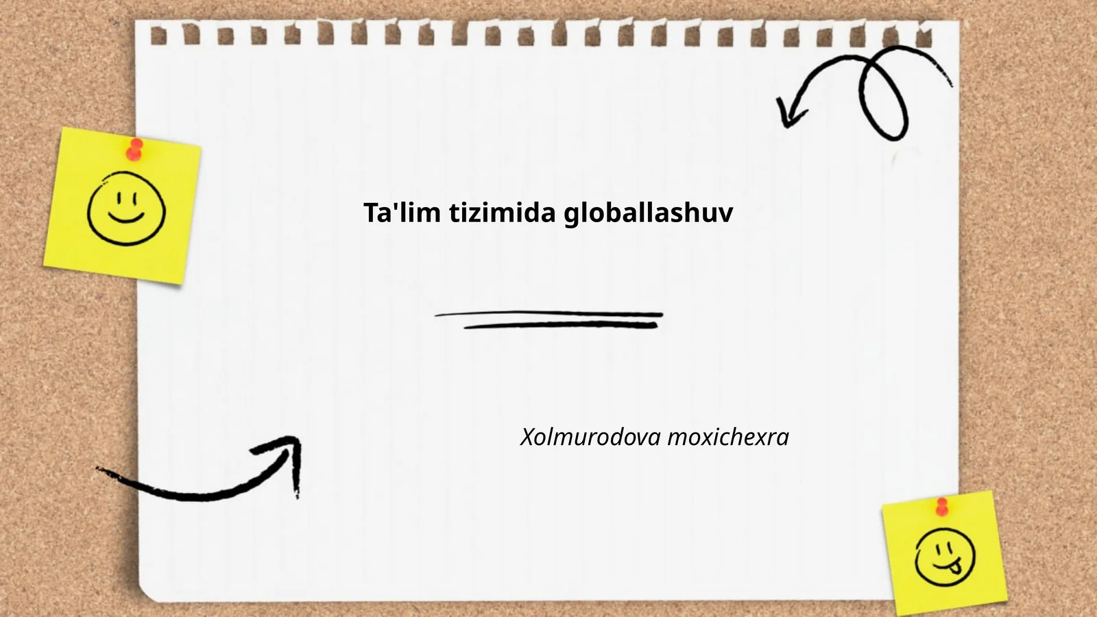 Ta'lim tizimida globallashuv