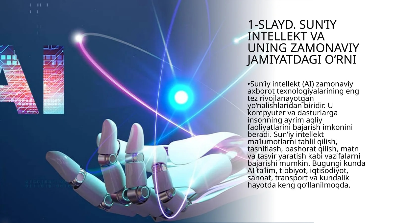 Product slide 1