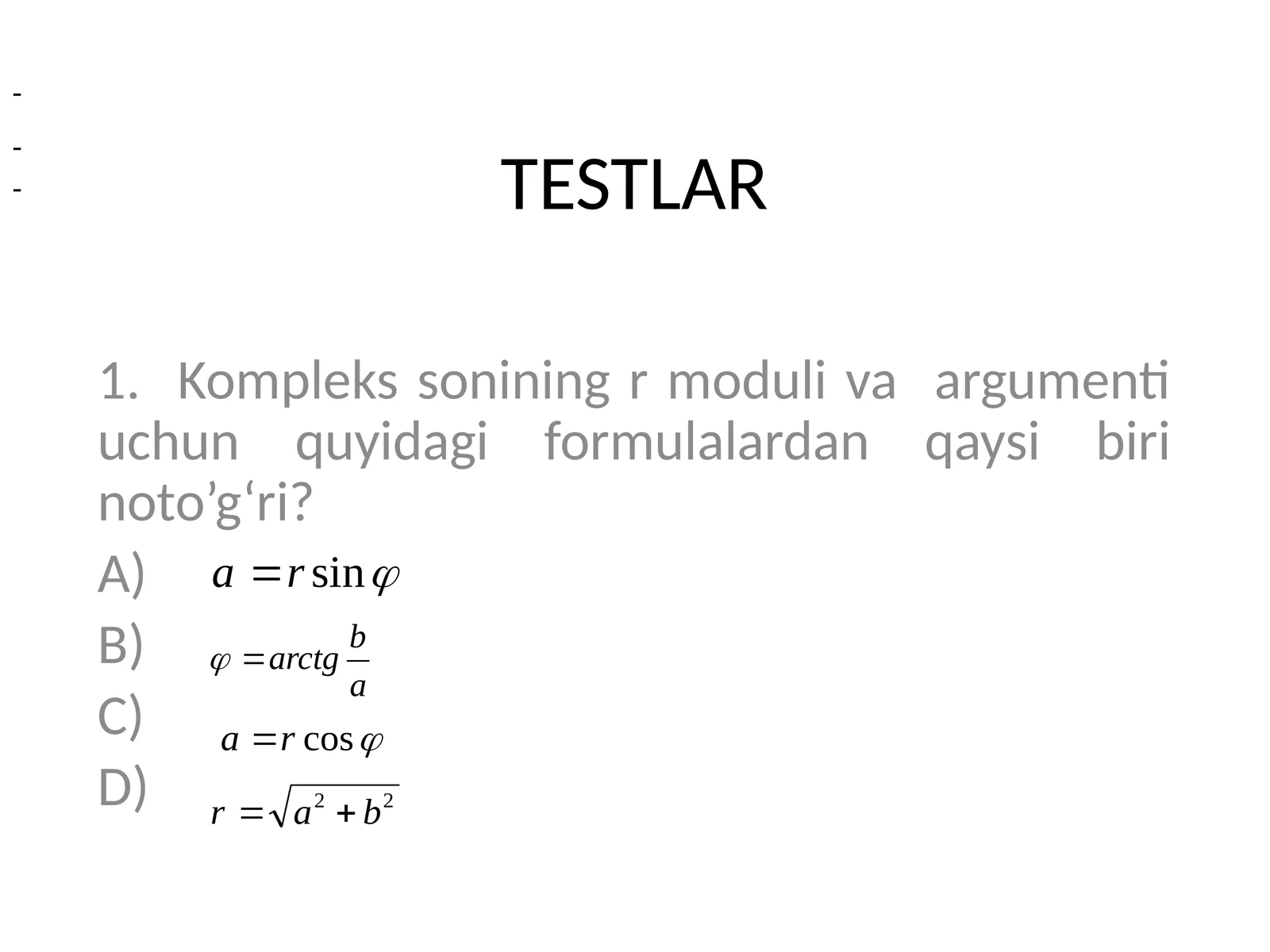 Product slide 1