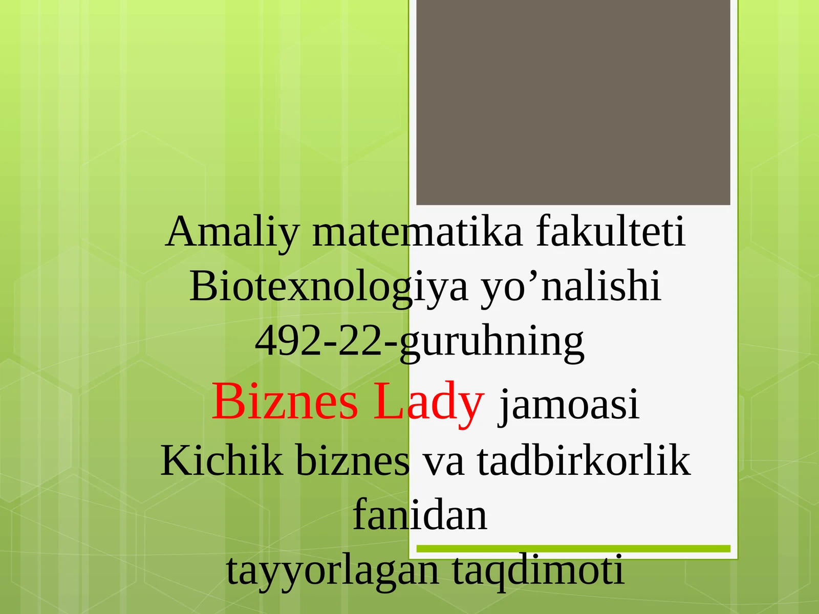 Product slide 1