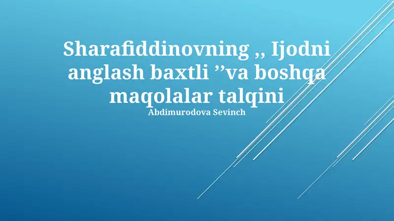 Product slide 1