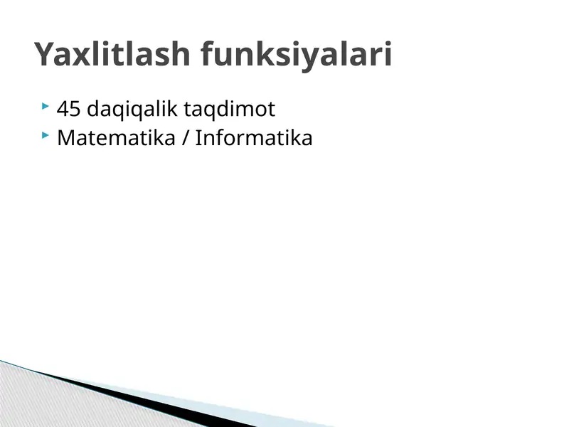 Product slide 1