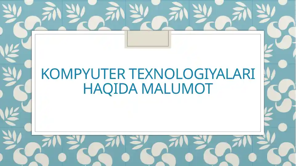 Product slide 1