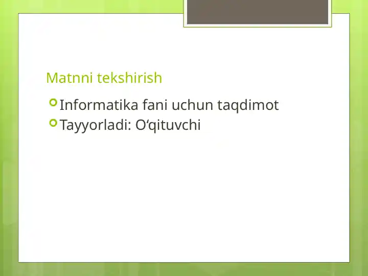 Product slide 1