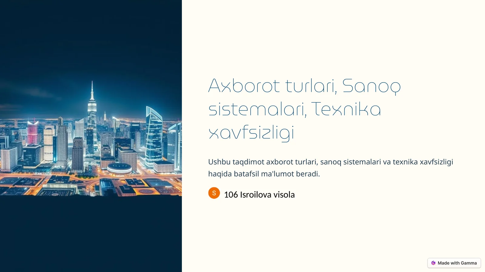 Product slide 1