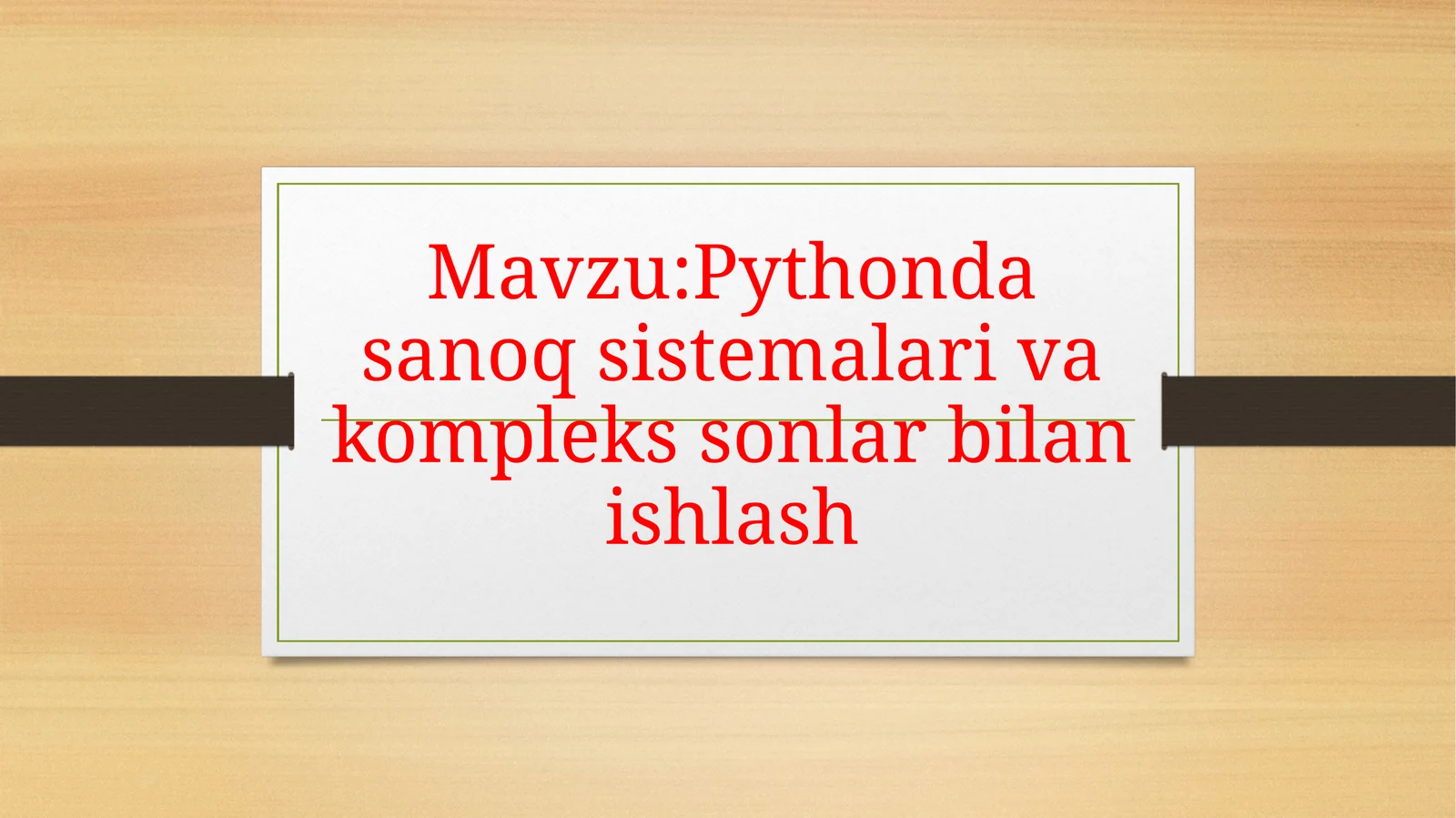 Product slide 1