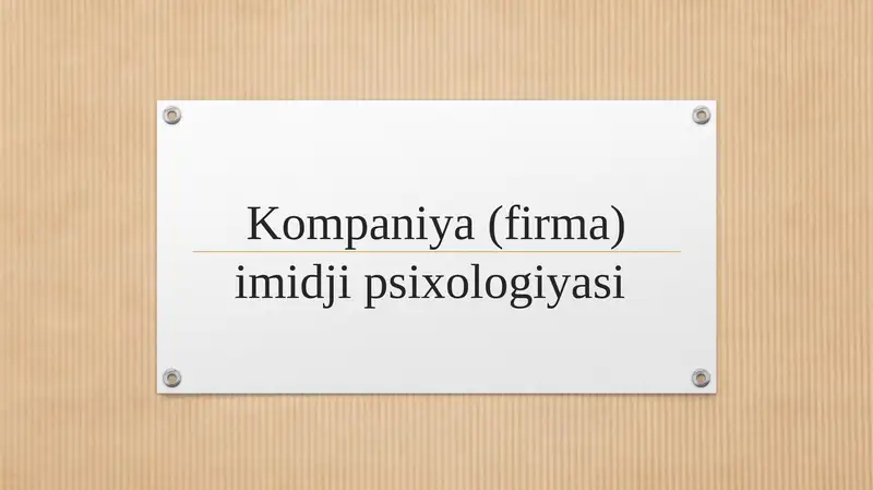 Product slide 1