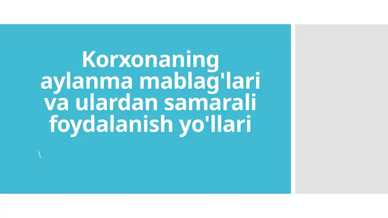 Product slide 1
