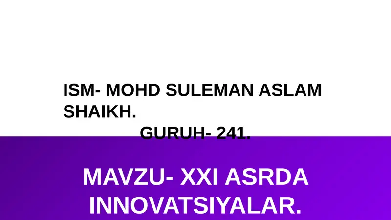 Product slide 1