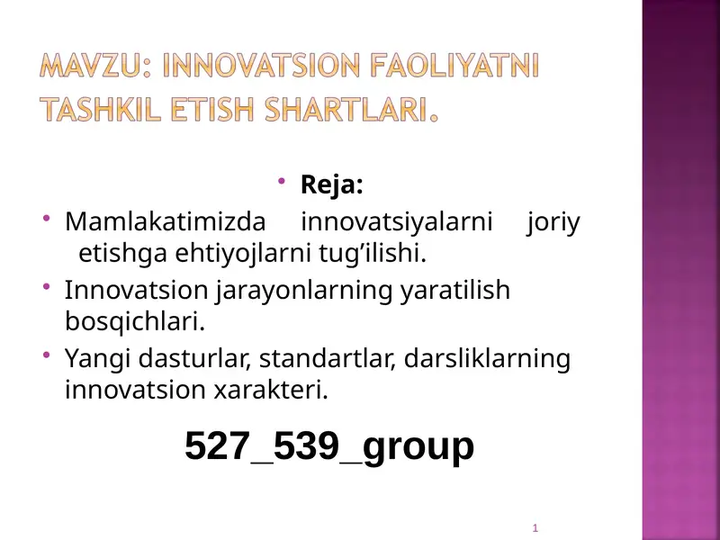 Product slide 1