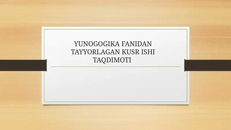 Product slide 1