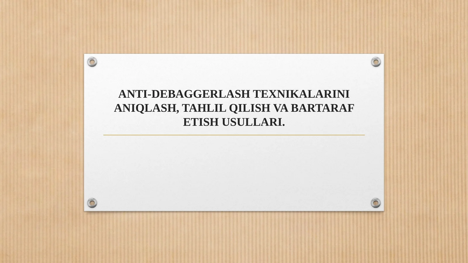 Product slide 1