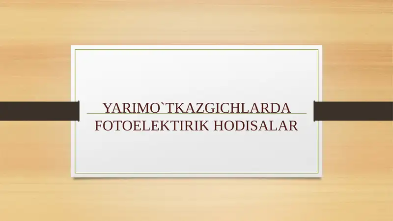 Product slide 1
